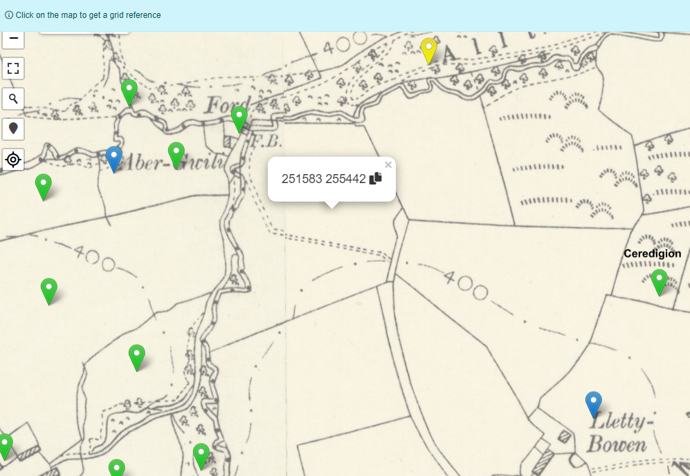 Screenshot with grid reference.